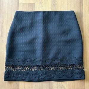 Topshop Nordstrom black mini skirt 4 NWT